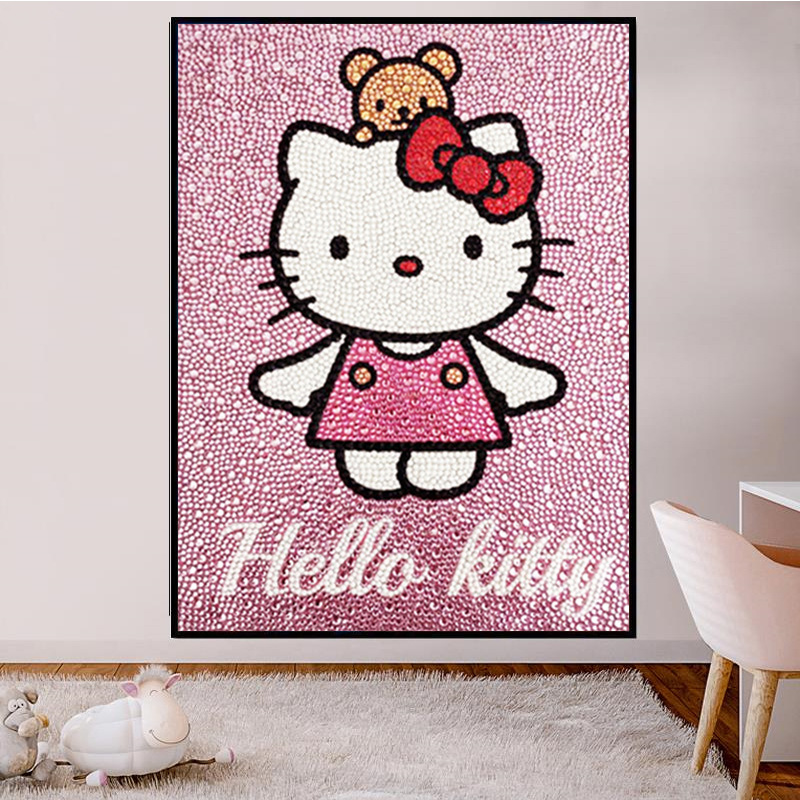 Diamentowy obraz KT Cat, rękod – Embroidery Garments recenzja i cena