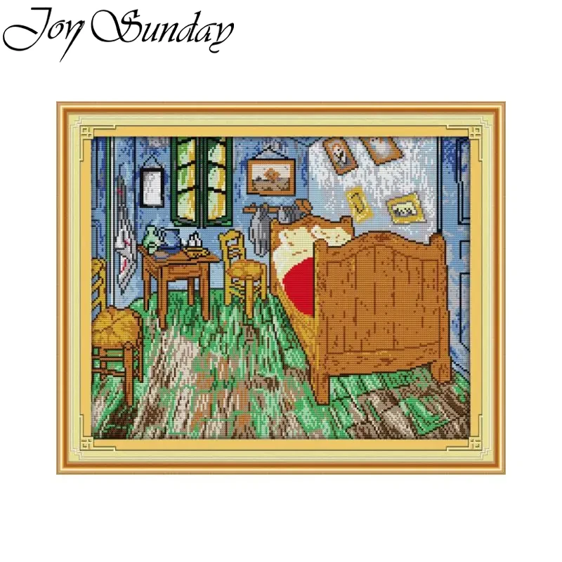 Joy Sunday Van Gogh sypialnia  – Embroidery Meaning recenzja i cena