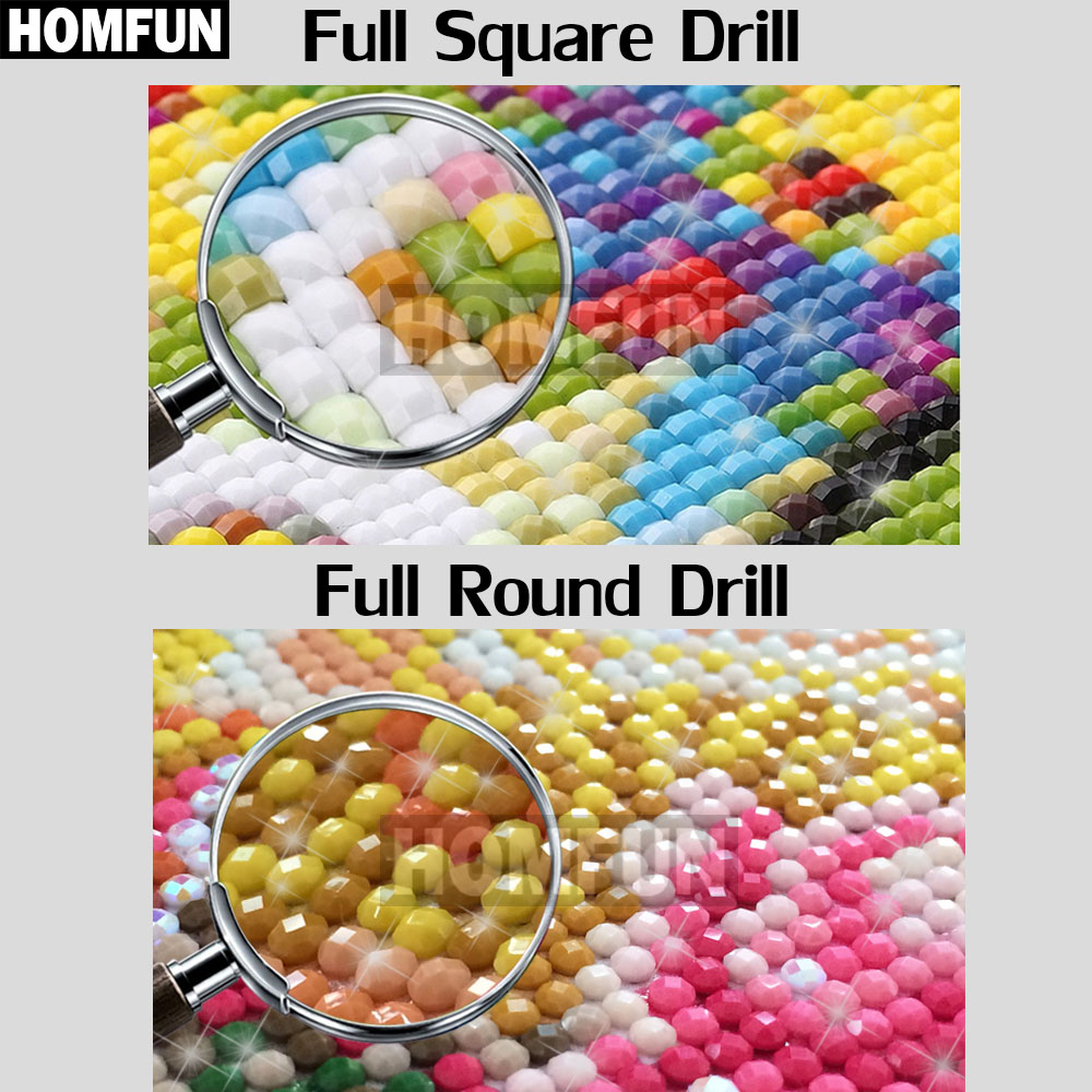 HOMFUN Art 5D Diy Diamond Pain – Embroidery Lady Bug recenzja i cena
