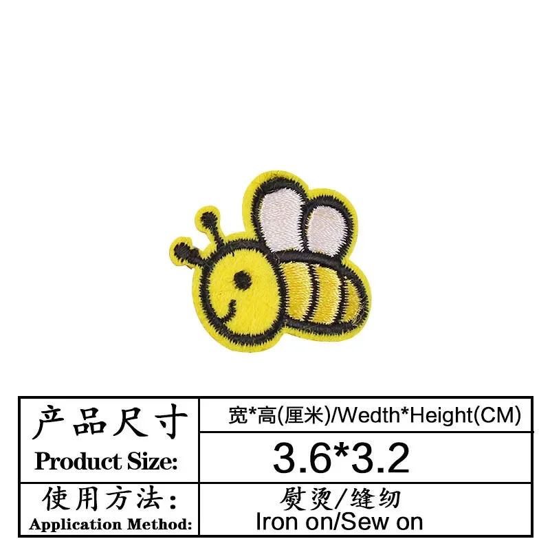 100 sztuk/partia Małe naszywki – Embroidery Lady Bug recenzja i cena