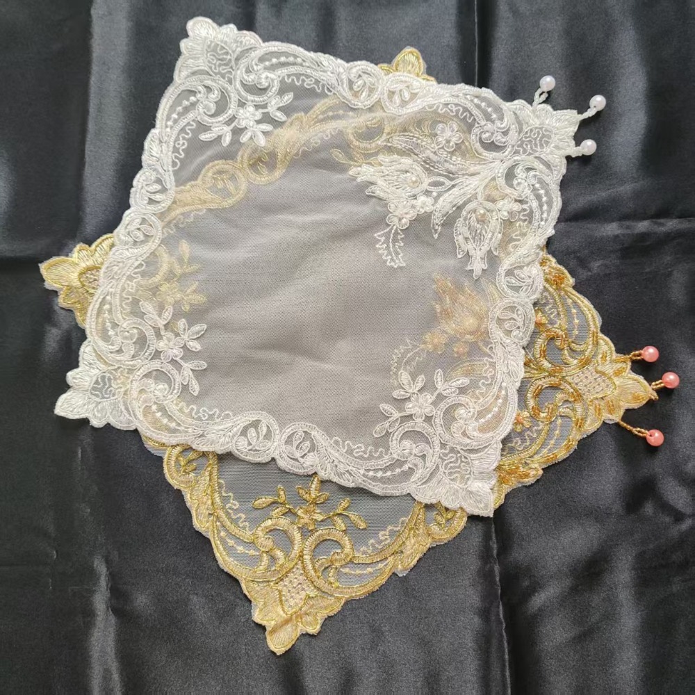Złote Róże Haftowane Podkładki – Embroidery Rose recenzja i cena